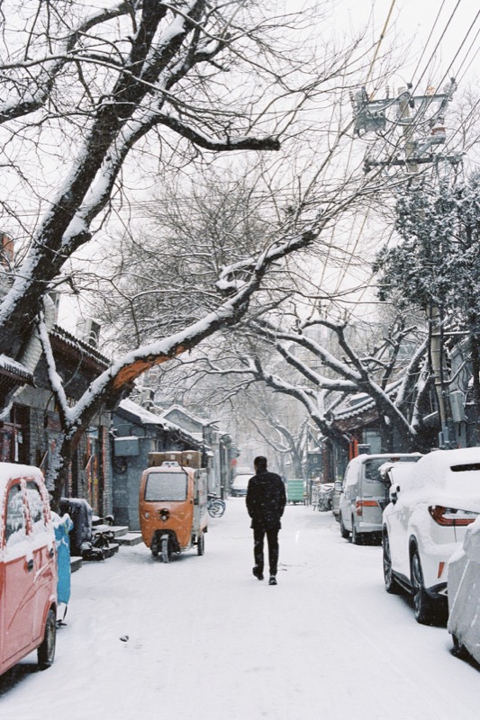 胡同中的日常瞬间 月亮 13